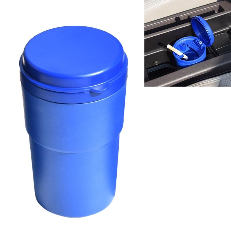 Car Heat Resistant Flame-retardant PBT Ashtray(Blue)