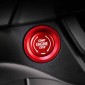 Car Engine Start Key Push Button Ring Trim Metal Sticker Decoration for Cadillac CT5 CT4 XT4 XT6 / Chevrolet Silverado (Red)