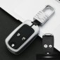 Car Luminous All-inclusive Zinc Alloy Key Protective Case Key Shell for Honda D Style Folding 2-button (Silver)