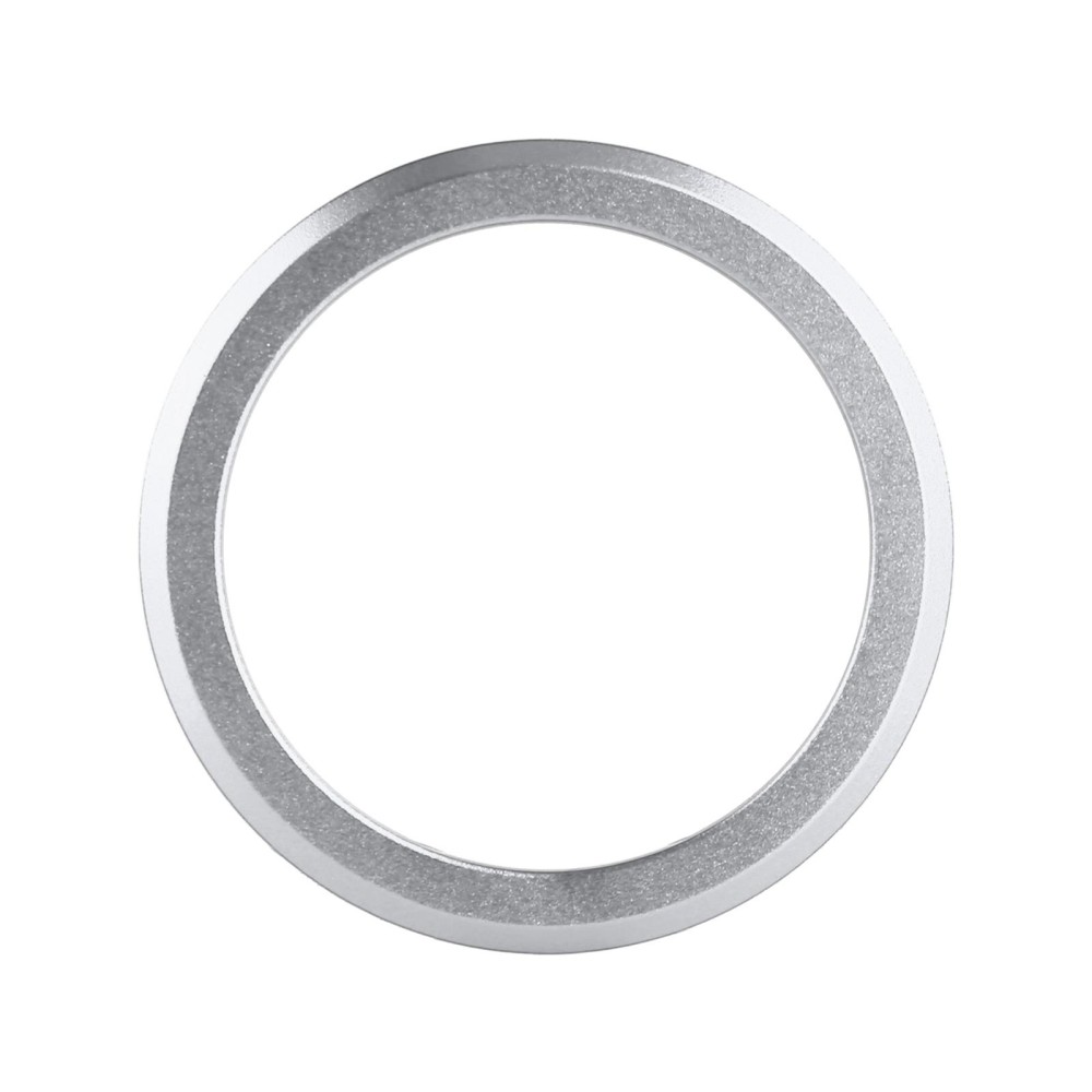 Car Engine Start Key Push Button Outside Ring Trim Sticker Decoration for Mazda Axela CX-30 2020 (Silver)