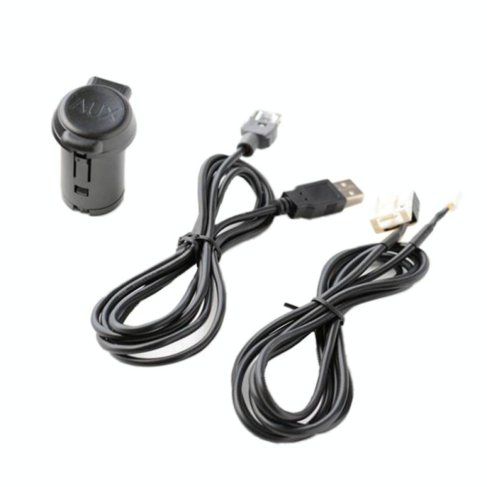 Car RD45 USB / AUX Audio Adapter Cable for Citroen C2/C5 / Peugeot 207/307/408/508/4007