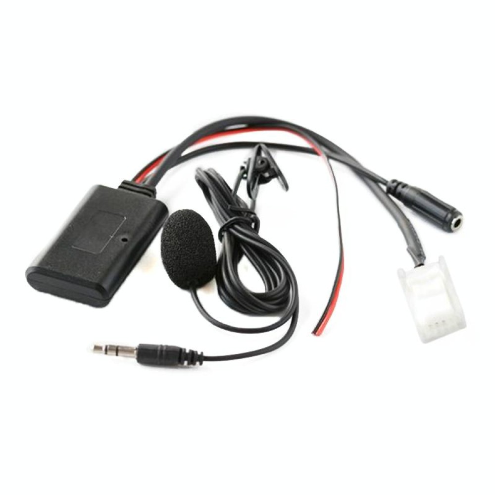 Car Wireless Audio Adapter Cable Bluetooth Music AUX  Receiver + MIC Phone Function for Mazda 5 8 CX9 CX7