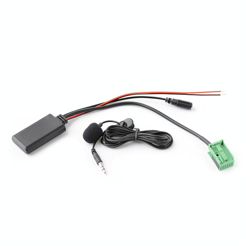Car AUX Bluetooth Audio Cable Wiring Harness with MIC for Mercedes-Benz CLC SLK SL 2008 Comand NTG 2.5