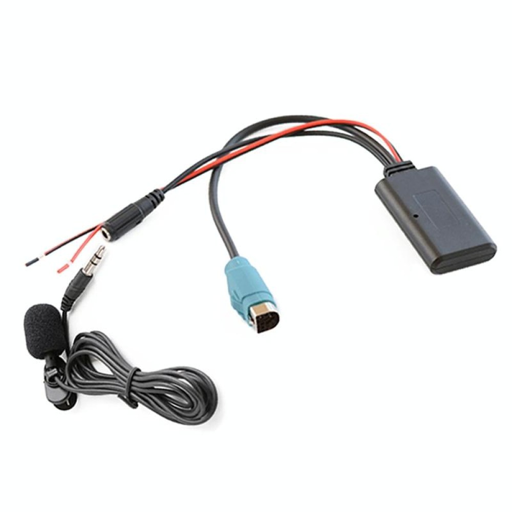 Car AUX Bluetooth Wireless Music Audio Cable + MIC for Alpine Kce-237b 123E 101E 102E 105E 117J 305S