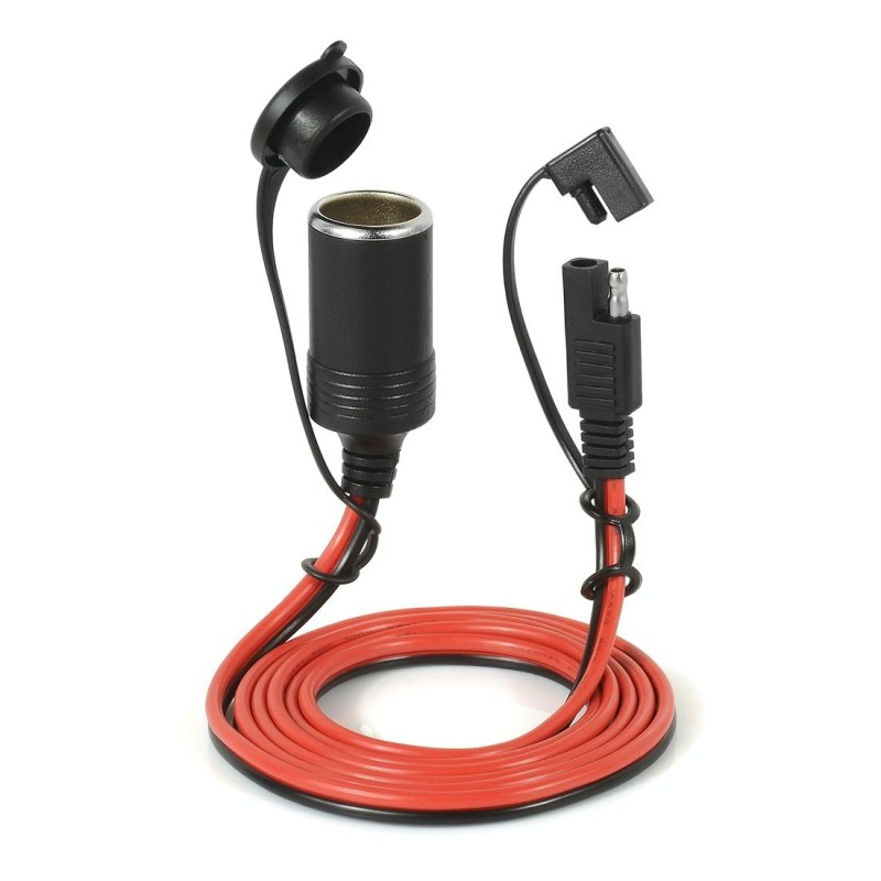 12V Car Charger Cigarette Lighter Extension Cord Female Socket with Quick Disconnect Wire Harness