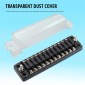 ZH-978A2 FB1902 1 In 12 Out 12 Ways Independent Positive Negative Fuse Box with 24 Fuses for Auto Car Truck Boat