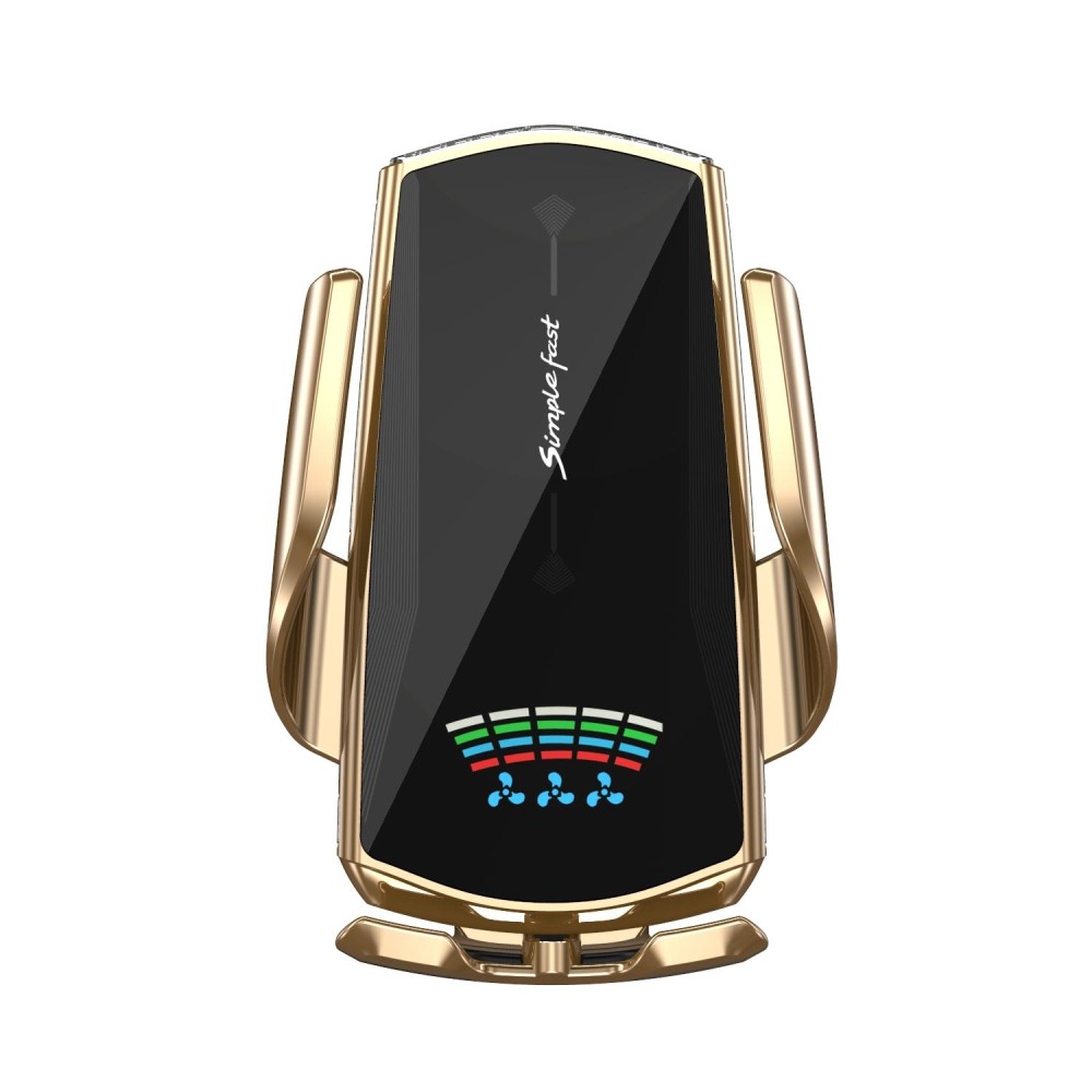 N1 Car Automatic Inductive Magnetic Suction Wireless Charger(Champagne Gold)