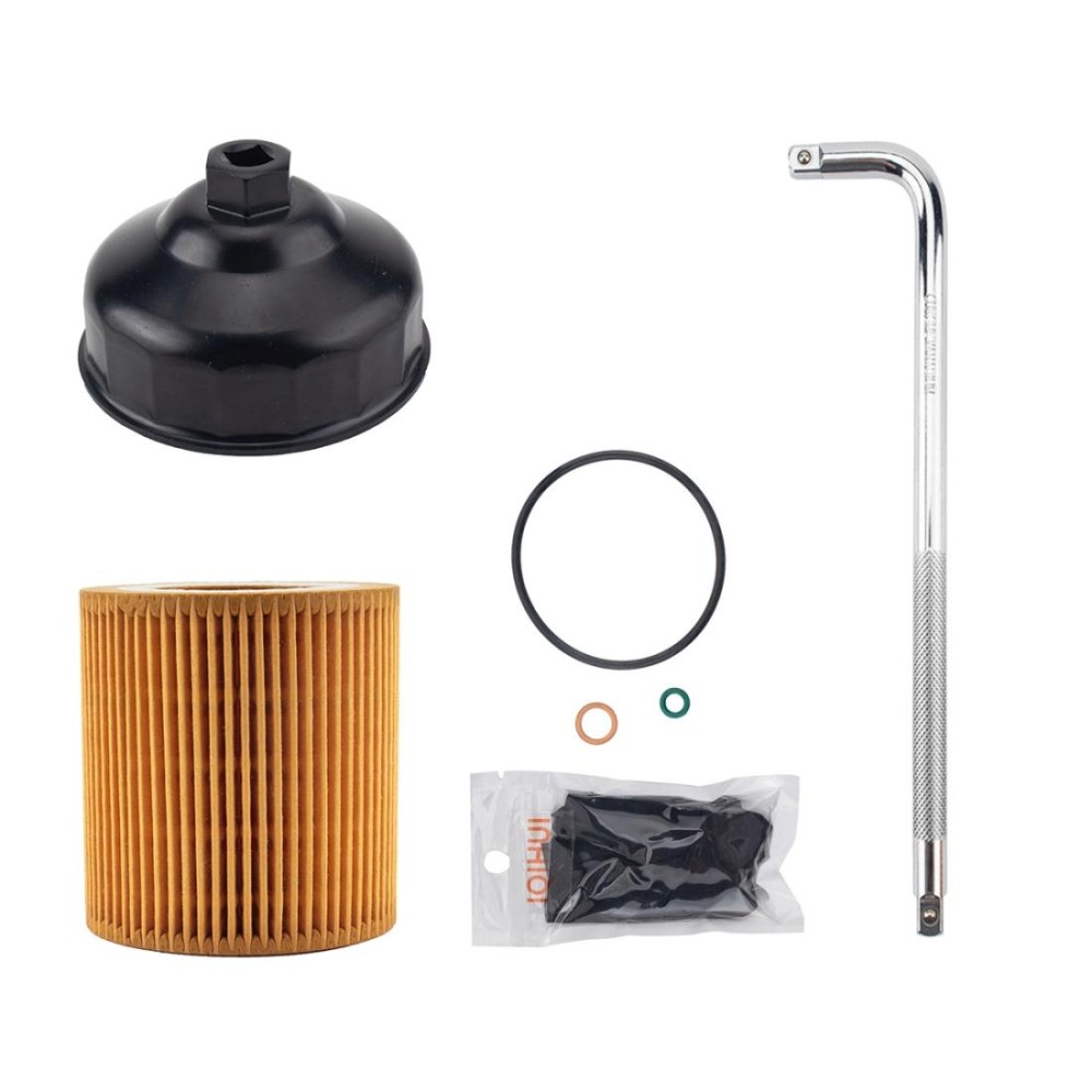 Car Oil Filter Element with Wrench + Tool Kit for BMW 3 Series