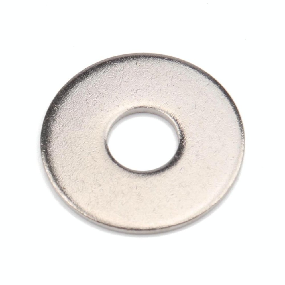 90 PCS Round Shape Stainless Steel Flat Washer Assorted M6-M10 Kit for Car / Boat / Home Appliance
