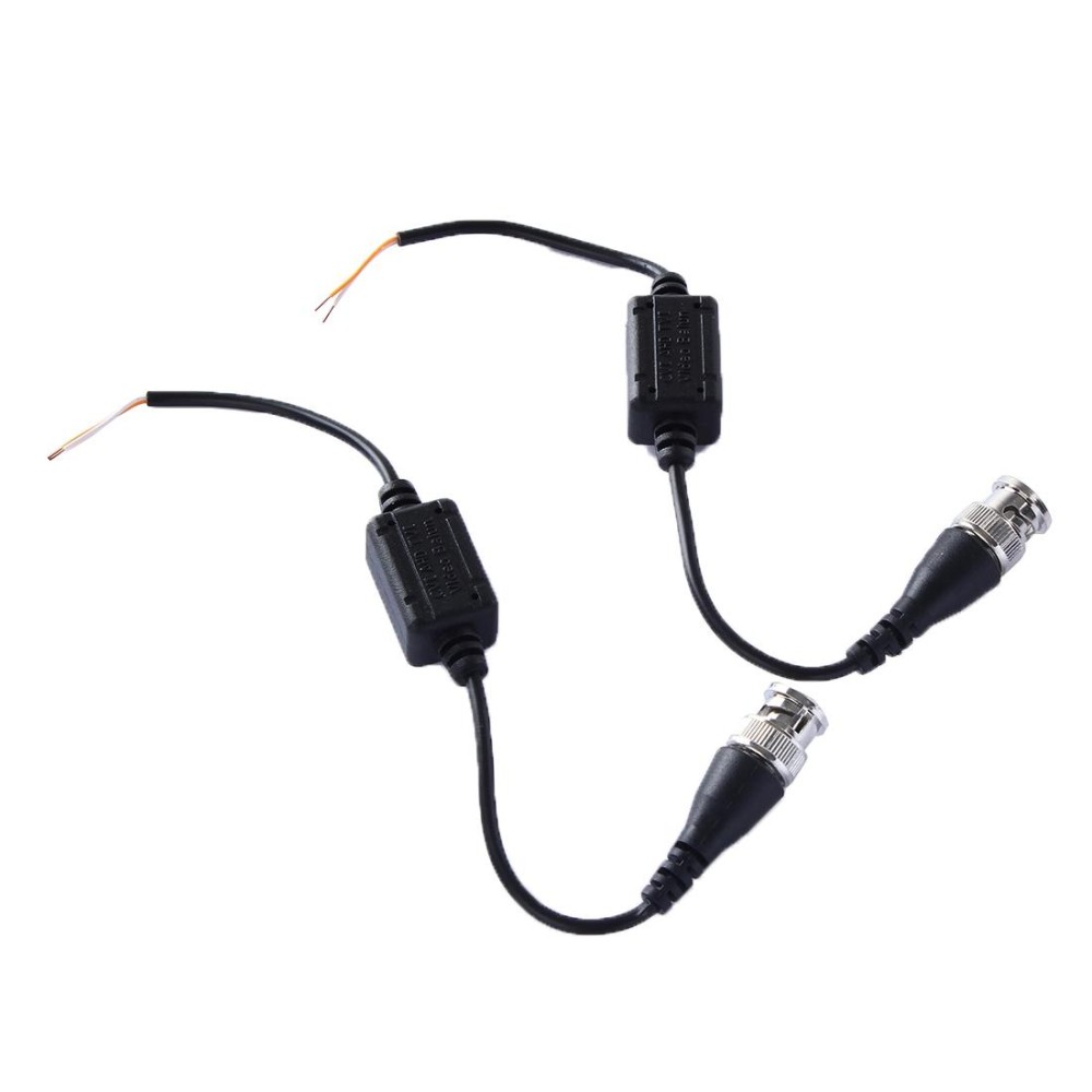2 PCS HD3015 Waterproof Coaxial CVI/TVI/AHD Passive Transceiver Video Balun