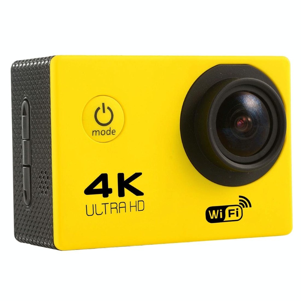 F60 2.0 inch Screen 170 Degrees Wide Angle WiFi Sport Action Camera Camcorder with Waterproof Housing Case, Support 64GB Micro SD Card(Yellow)