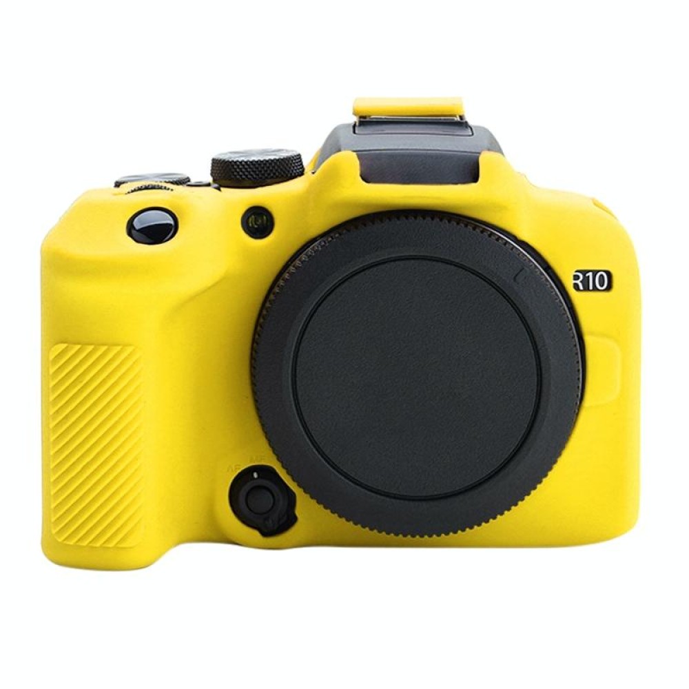 For Canon EOS R10 Soft Silicone Protective Case (Yellow)