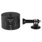360 Degree Auto Rotation 60 Minutes Time Lapse Stabilizer Tripod Head Adapter for GoPro(Black)