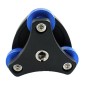 DLEV-3838 Precision Bubble Level Leveling Base Tripod Head Plate with 3/8 inch Screw & 3 Adjustment Dials for Tripod Mount