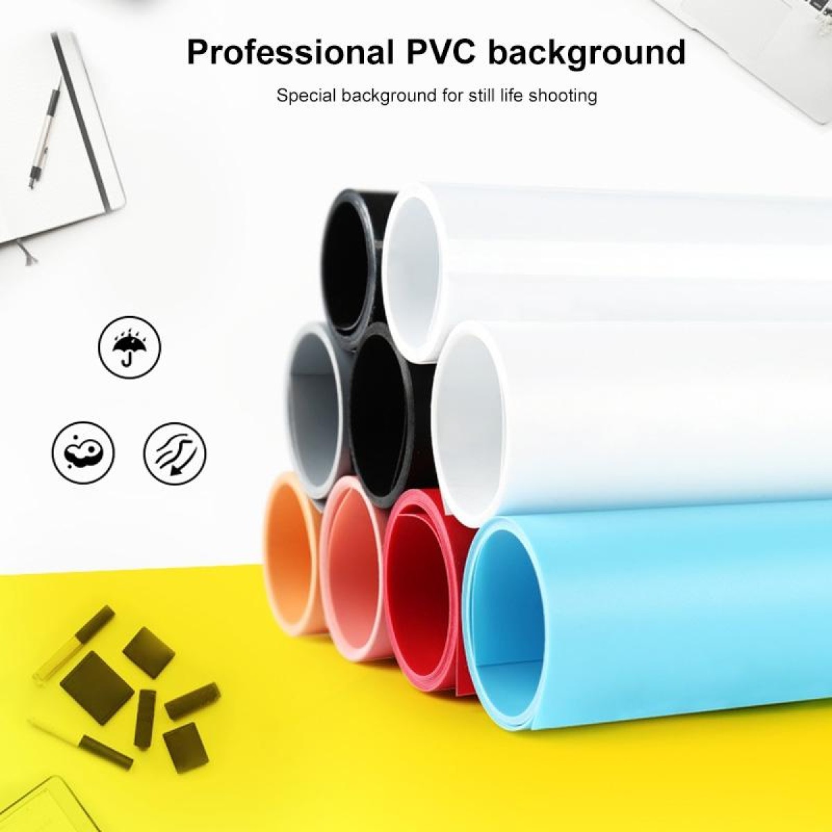 100x200cm PVC Paper Matte Photography Background(Black)
