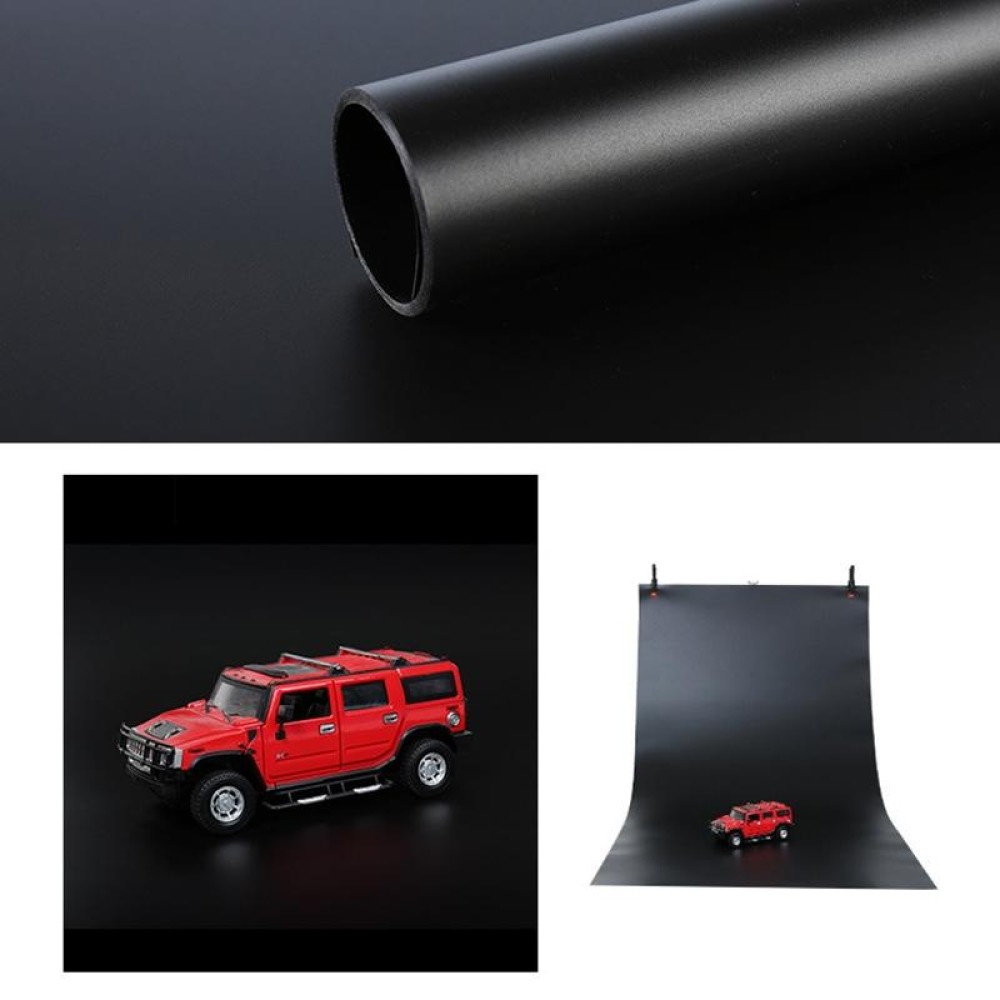 120x200cm PVC Paper Matte Photography Background(Black)