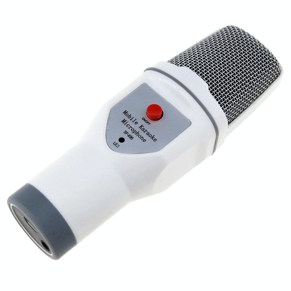 SF-690 Mobile Phone Karaoke Recording Condenser Microphone, Professional Karaoke Live Chat Capacitor Microphone
