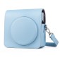 Full Body PU Leather Case Camera  Bag with Strap for FUJIFILM instax Square SQ1 (Blue)