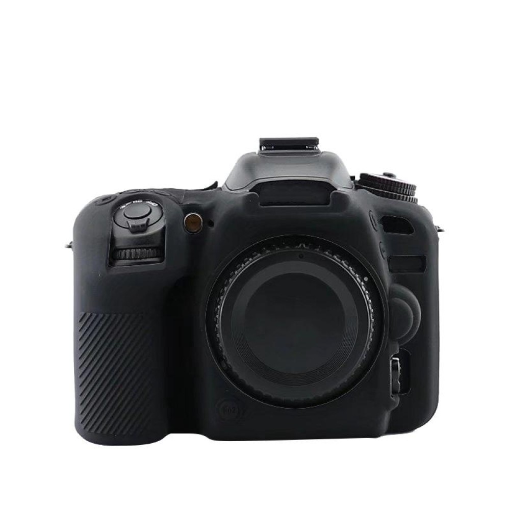 Soft Silicone Protective Case for Nikon D7500(Black)