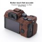 Soft Silicone Protective Case for Sony A7 IV (Coffee)