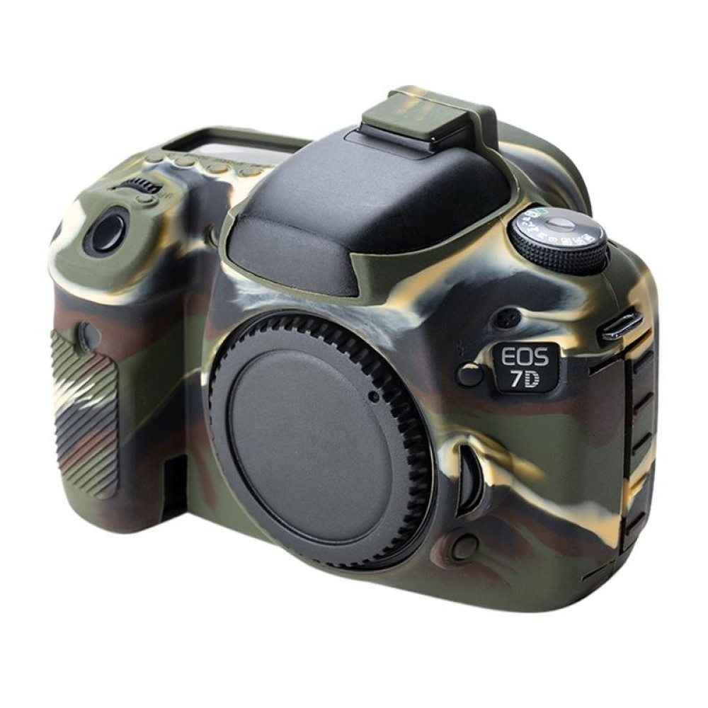Soft Silicone Protective Case for Canon EOS 7D (Camouflage)