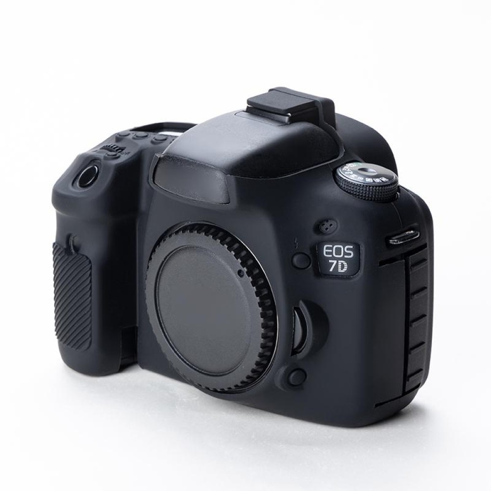 Soft Silicone Protective Case for Canon EOS 7D (Black)