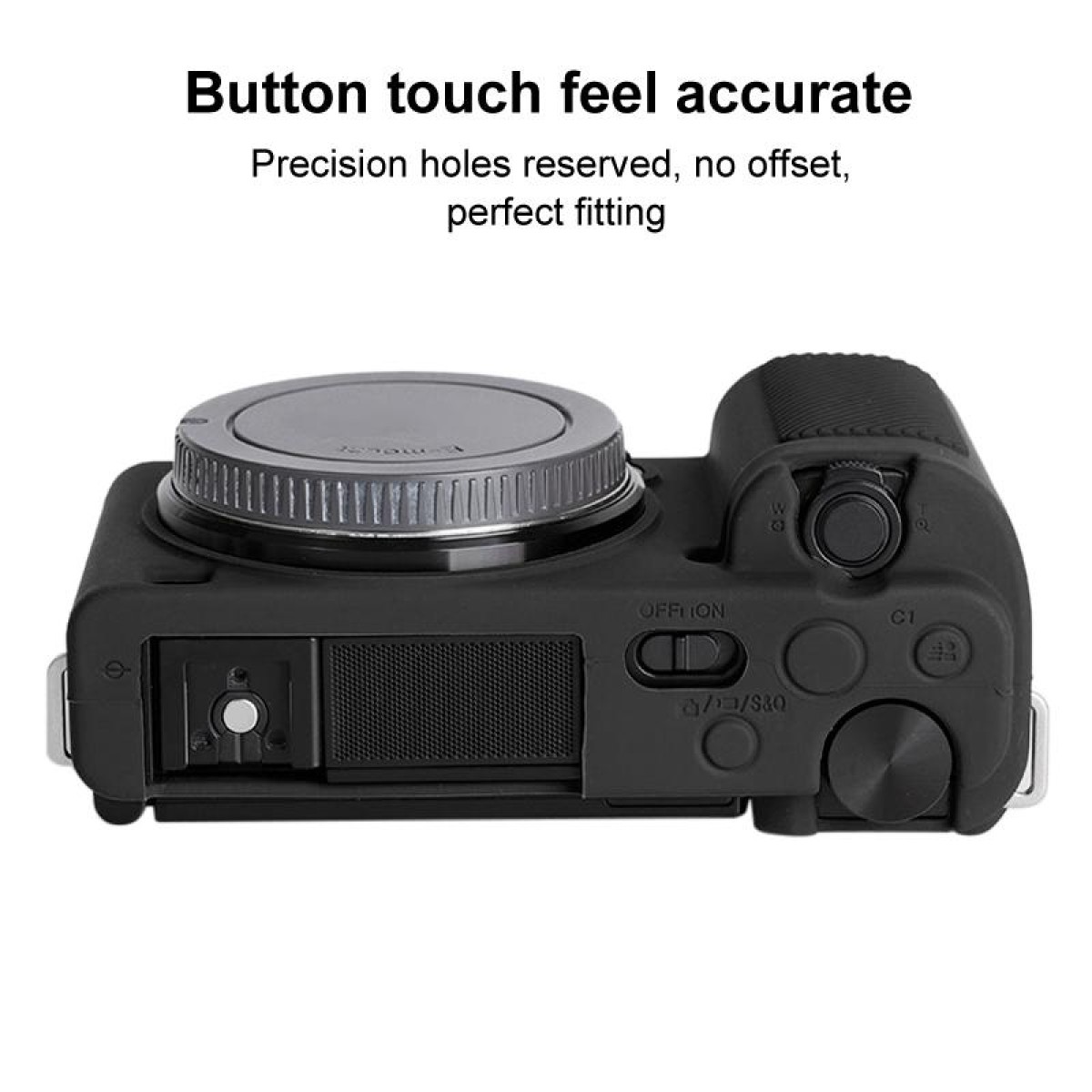 For Sony ZV-E10 Soft Silicone Protective Case (Black)