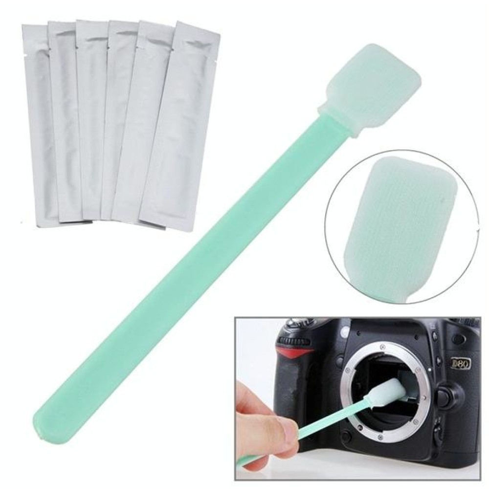 6 PCS Cleaning Cleaning Swab Stick for CCD Camera