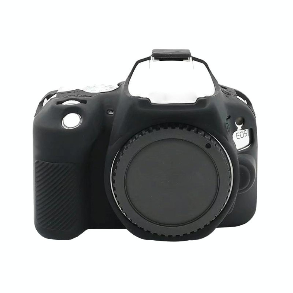 For Canon EOS 250D Soft Silicone Protective Case (Black)