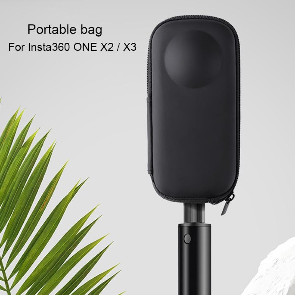 For Insta360 X3 / ONE X2 Camera Portable Case Box Storage Bag(Black)