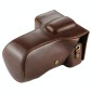 Full Body Camera PU Leather Case Bag for Nikon D7200 / D7100 / D7000 (18-200 / 18-140mm Lens) (Coffee)