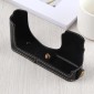 1/4 inch Thread PU Leather Camera Half Case Base for Leica DLUX TYP 109 (Black)