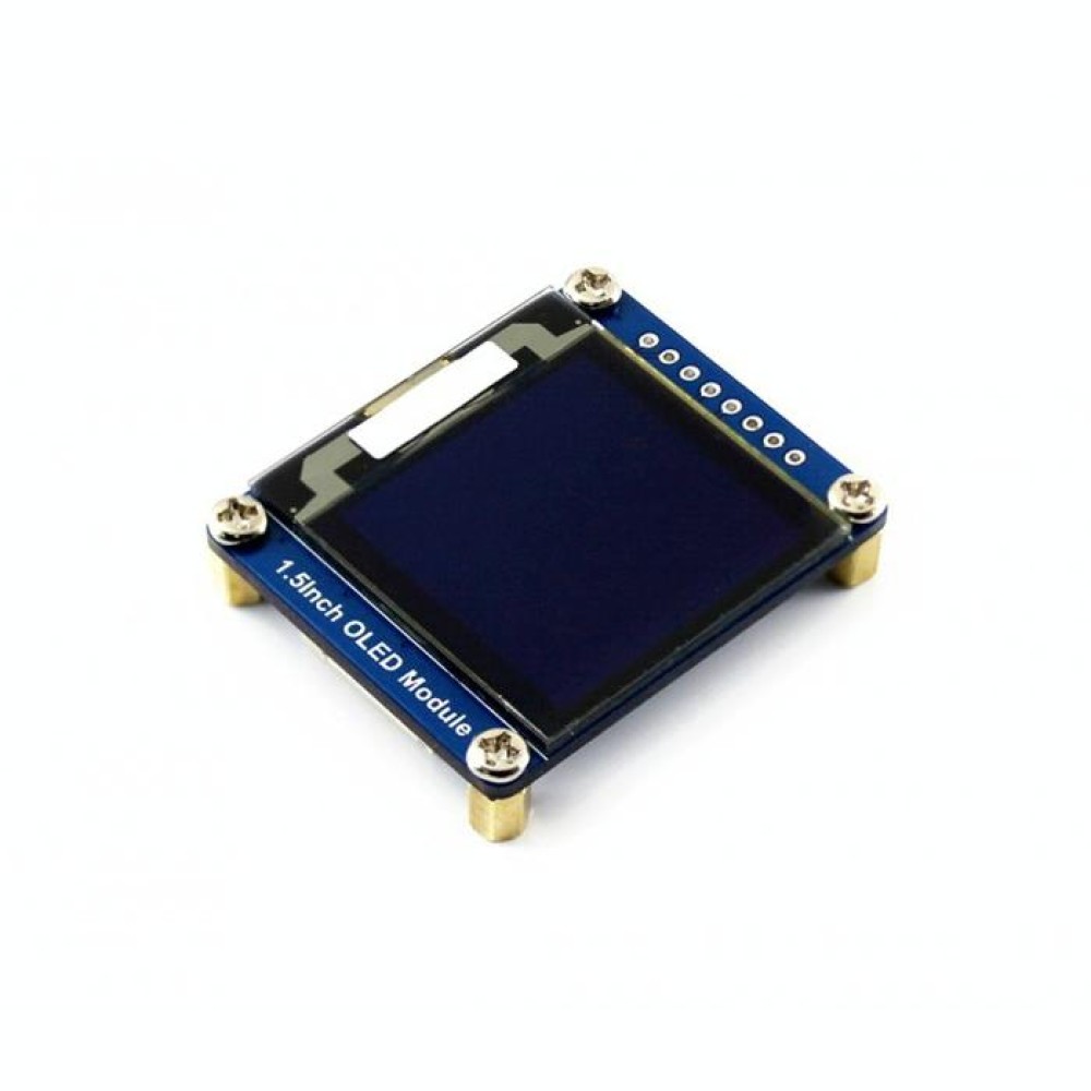 WAVESHARE 128x128 General 1.5inch OLED Display Module 16 Gray Scale with SPI/I2C Interface