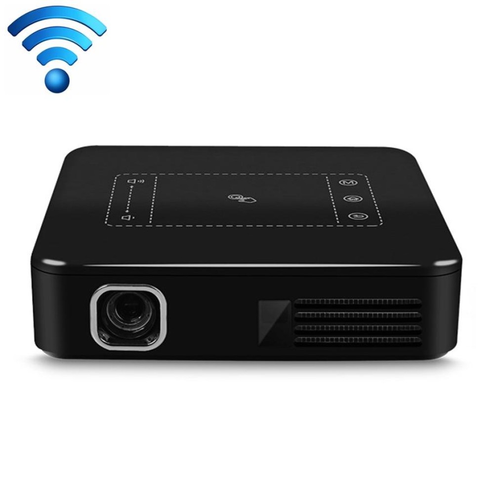 D13 2+16G 854 x 480 Android 7.1.2 Mini Pocket Projector 4K DLP Smart Handheld LED WIFI Home Theater Projector,  Support USB / TF / HDMI