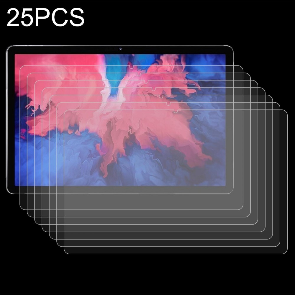 25pcs 9H HD Explosion-proof Tempered Glass Film For Lenovo Tab P11 / Tab P11 5G / XiaoXin Pad 11 inch / Motorola Moto Tab G70 / Blackview Tab 16 / TCL NxtPaper 11