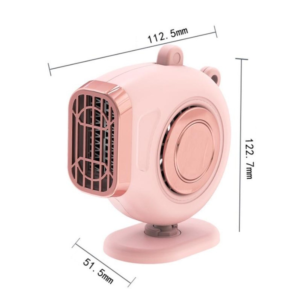 Portable Car Dashboard Electric Heater Winter Defroster, Voltage:12V(Pink)