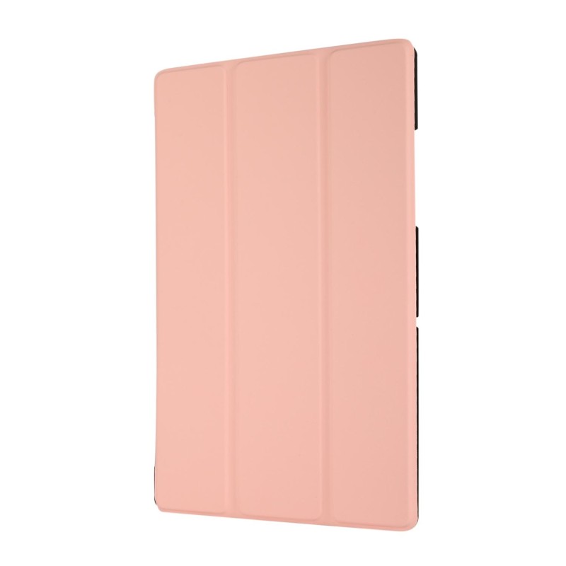 3-folding Skin Texture Horizontal Flip TPU + PU Leather Case with Holder For Samsung Galaxy Tab A7 10.4(2020) T500 / T505(Pink)