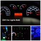 30 PCS T5 1LED SMD-5050 Car Modification LED Indicator Light Blue Light