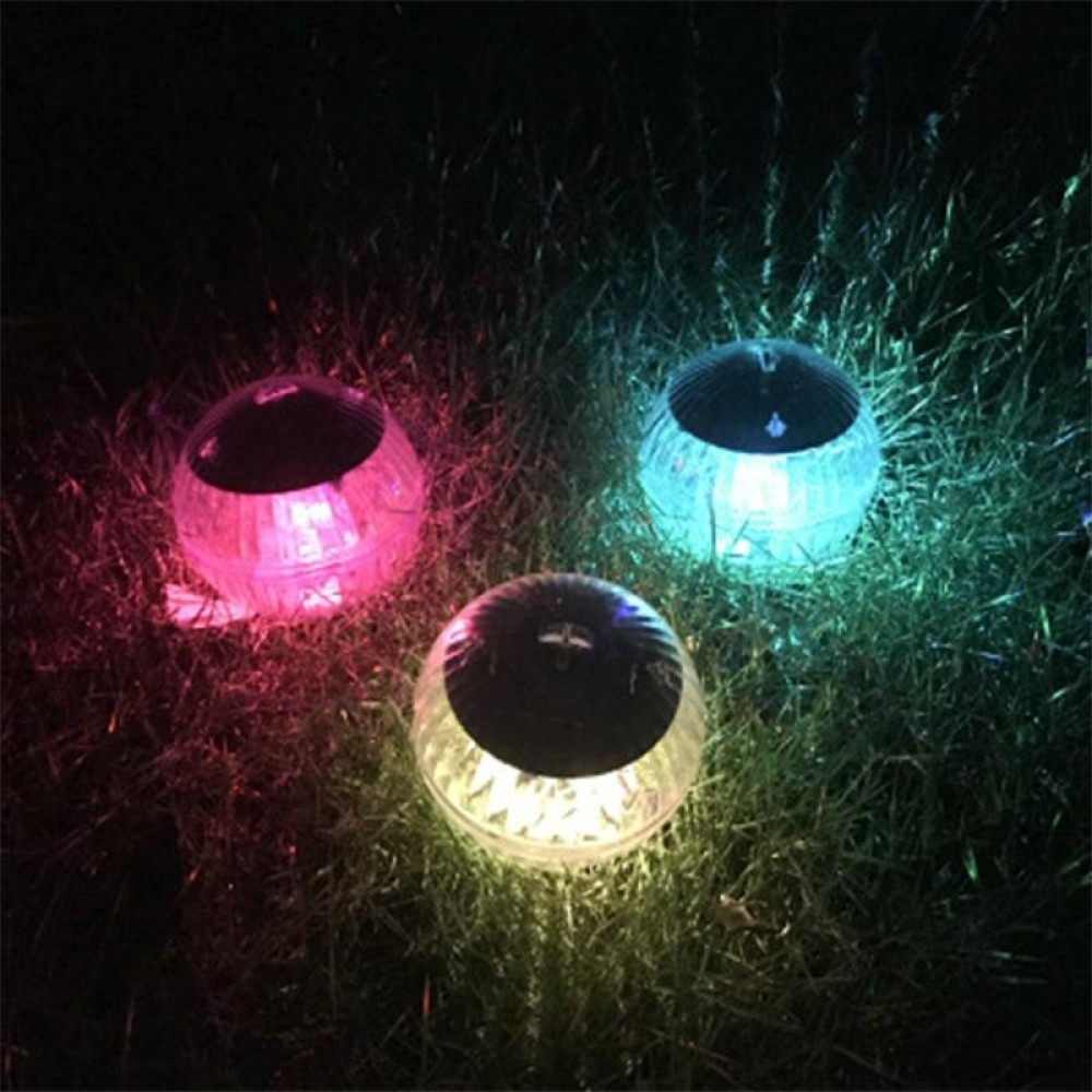 Solar Power Outdoor Pool Floating Ball Waterproof Light Garden Decoration Lamp(Colorful Light)