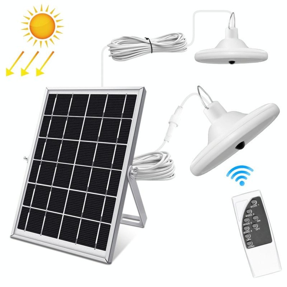Smart Induction 2 in 1 112LEDs Solar Light Indoor and Outdoor Garden Garage LED Lamp, Light Color:White Light(White)