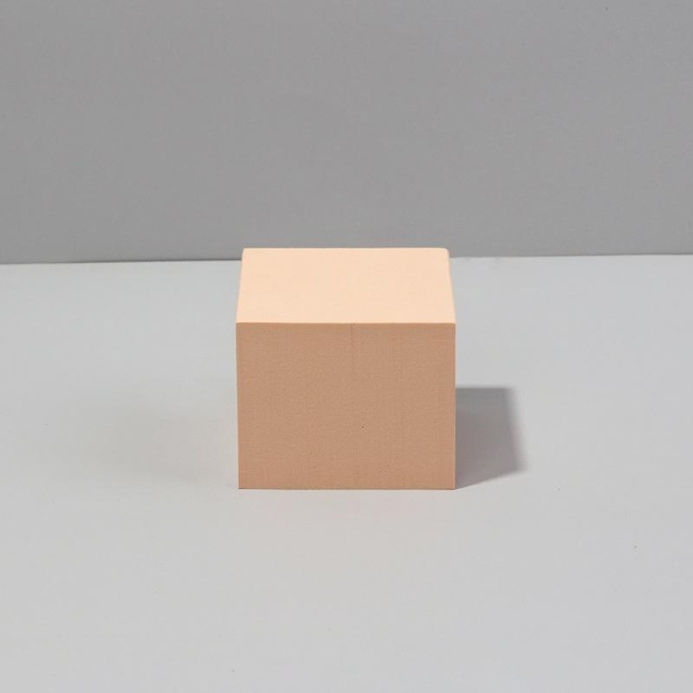 7 x 7 x 6cm Cuboid Geometric Cube Solid Color Photography Photo Background Table Shooting Foam Props(Flesh Color)
