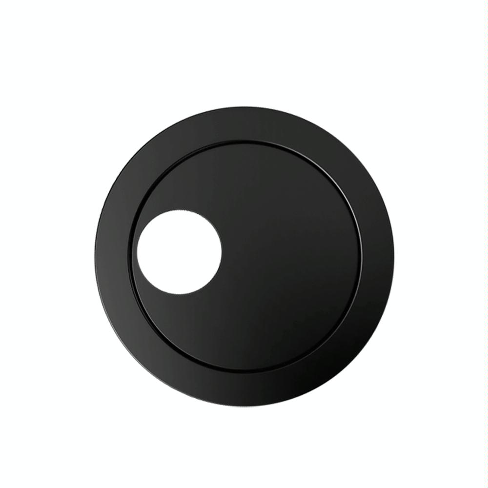 3 PCS Universal Round Shape Design WebCam Cover Camera Cover for Desktop, Laptop, Tablet, Phones(Black)