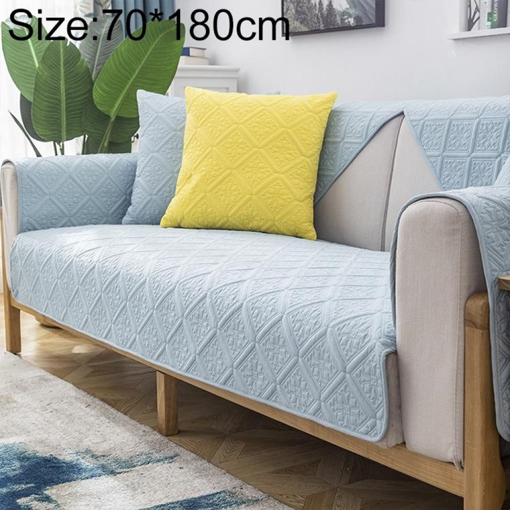 Four Seasons Universal Simple Modern Non-slip Full Coverage Sofa Cover, Size:70x180cm(Versailles Blue)