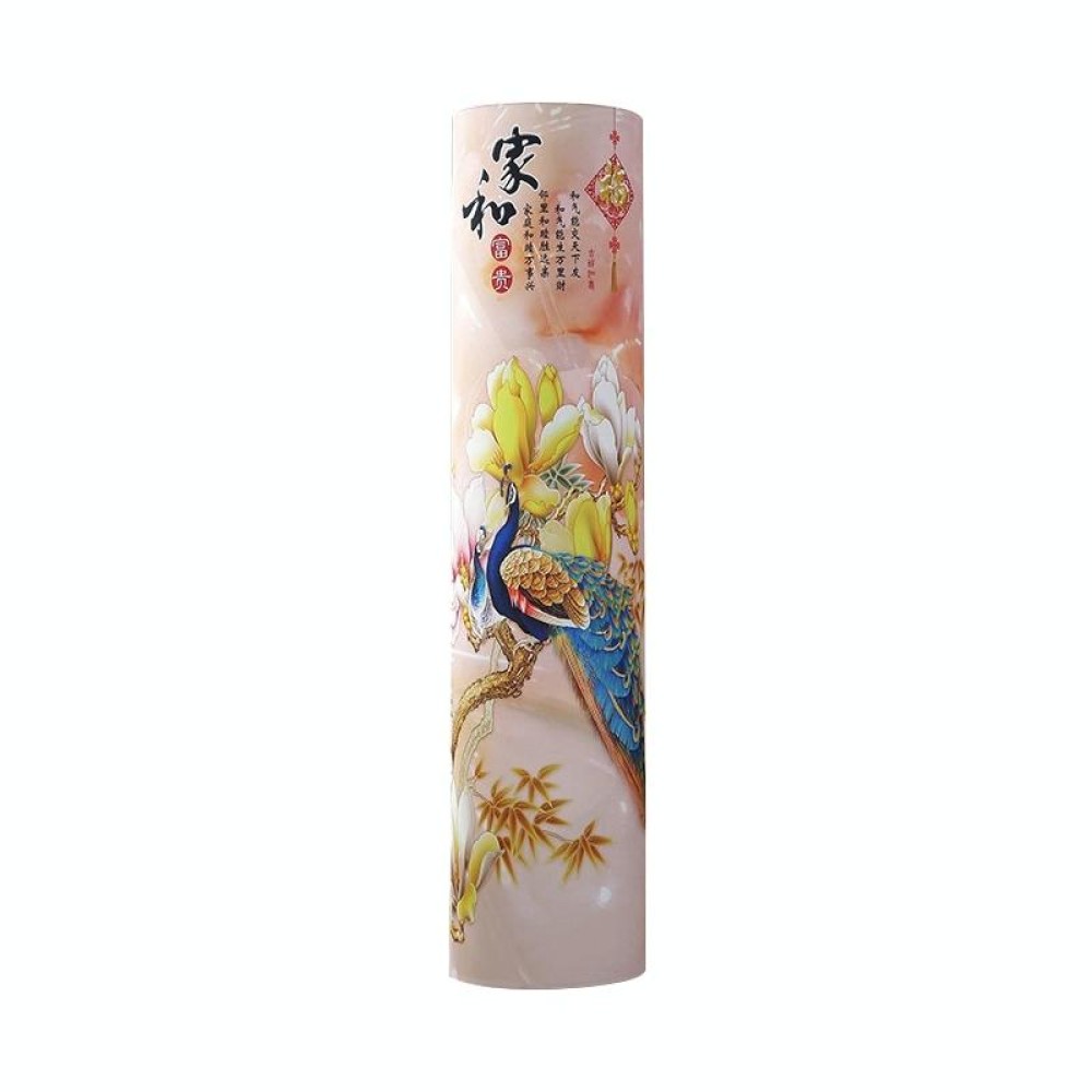 Elastic Cloth Cabinet Type Air Conditioner Dust Cover, Size:190 x 40cm(Peacock)