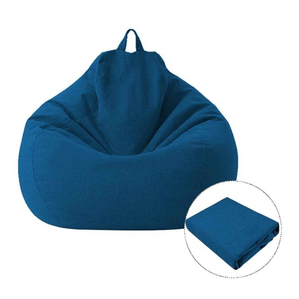 Lazy Sofa Bean Bag Chair Fabric Cover, Size:100 x 120cm(Blue)