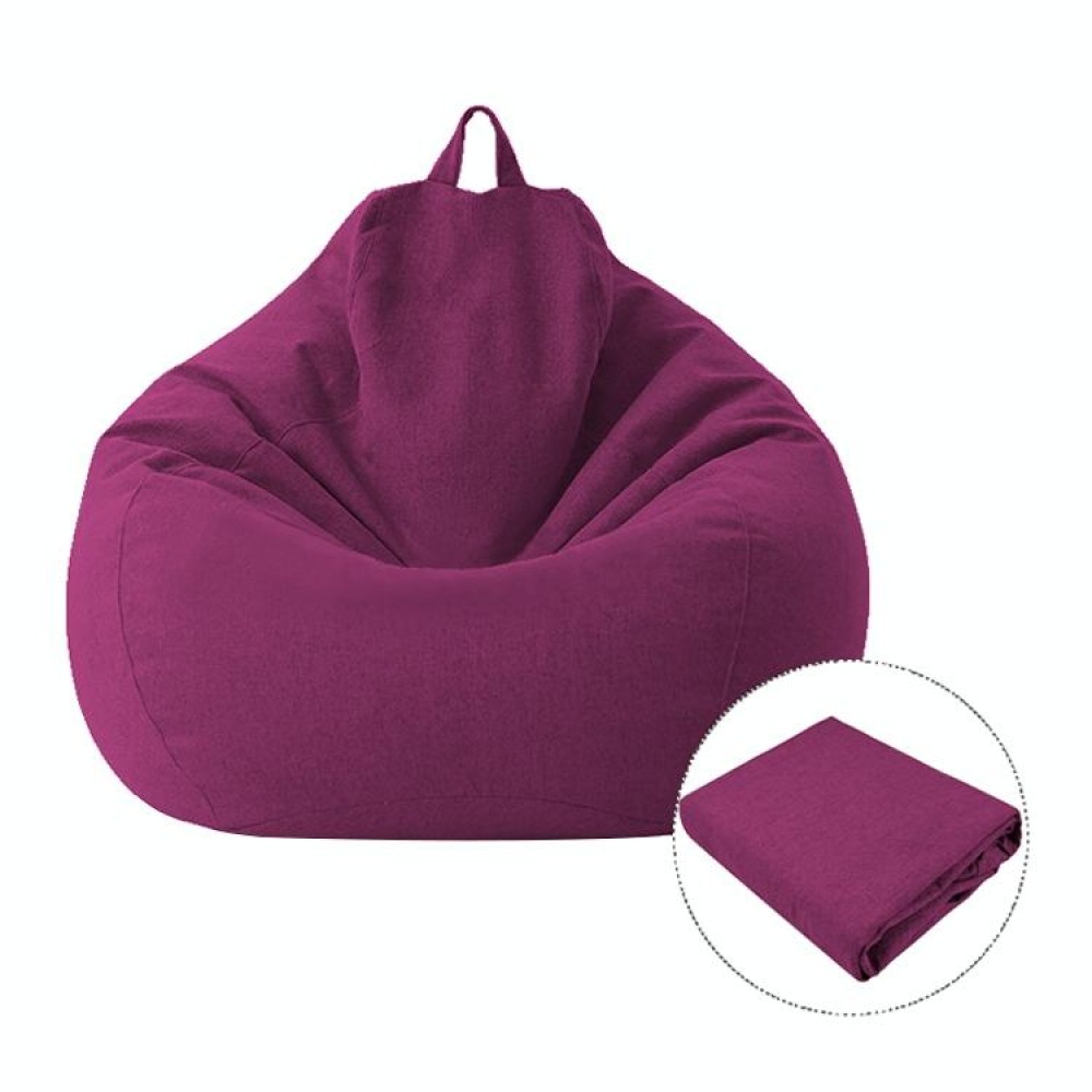 Lazy Sofa Bean Bag Chair Fabric Cover, Size:100 x 120cm(Purple)