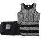 Neoprene Men Sport Body Shapers Vest Waist Body Shaping Corset, Size:XL(Grey)