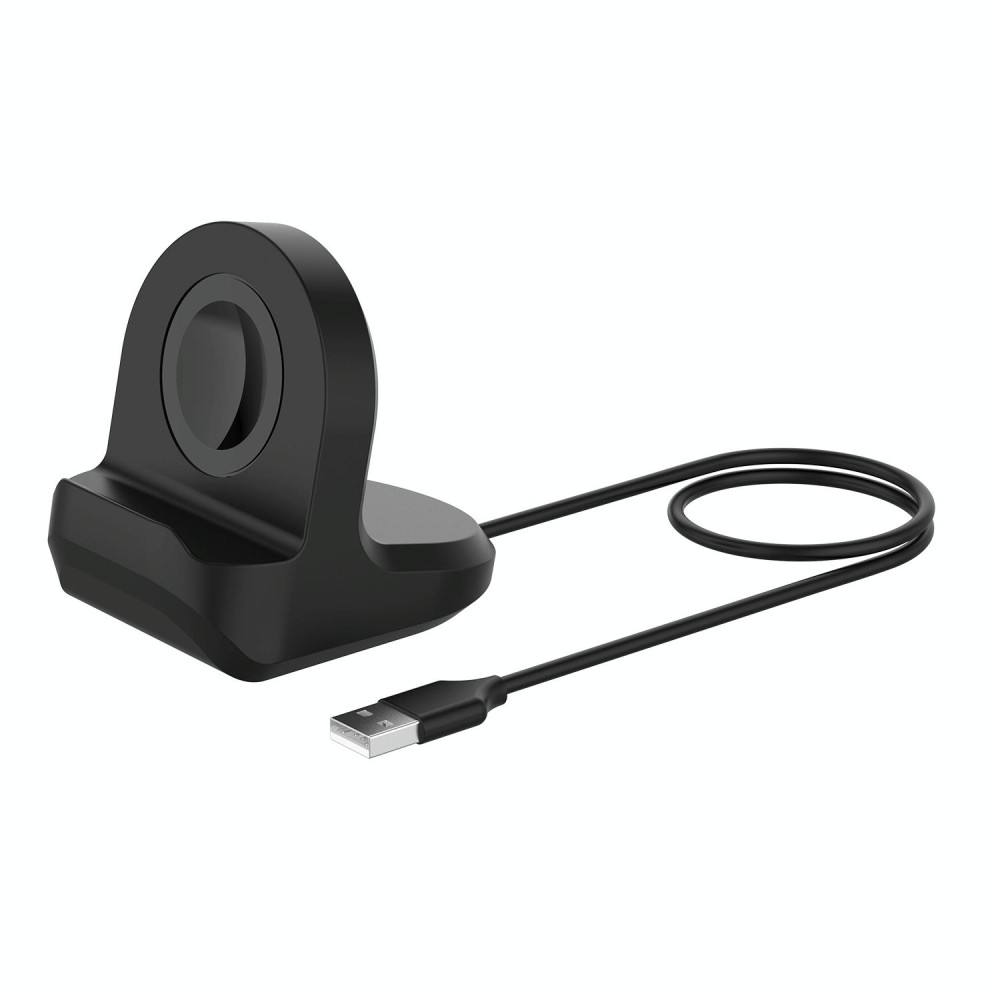 For Samsung Galaxy Watch4 Classic / Galaxy Watch4 Universal Silicone Charging Stand Holder without Charging Cable(Black)