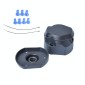 A0285 7 Pins 12N EU Electrics Converter Trailer Caravan Plug Female Adapter Connector with Rubber Ring