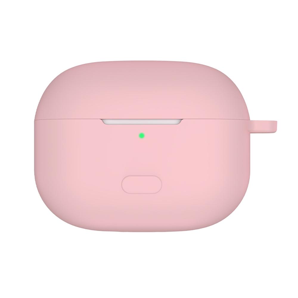 For vivo TWS 2e Anti-fall Wireless Earphone Liquid Silicone Protective Case(Pink)